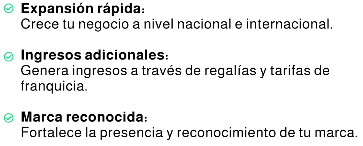 Creacion de franquicia descripcion